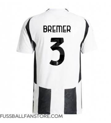 Juventus Gleison Bremer #3 Replik Heimtrikot 2024-25 Kurzarm